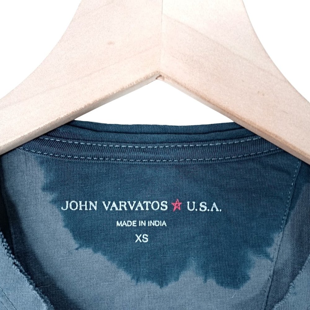 John Varvatos Star USA Mens REVOLUTION Graphic T-Shirt Gray Black Cotton Size XS - Picture 5 of 5